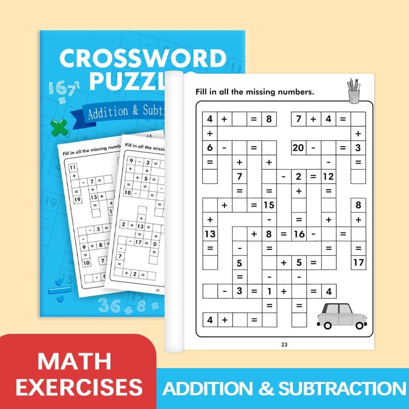Fun Workbook for Elementary School Students: Mental Math, Number Filling, and Arithmetic Practice
