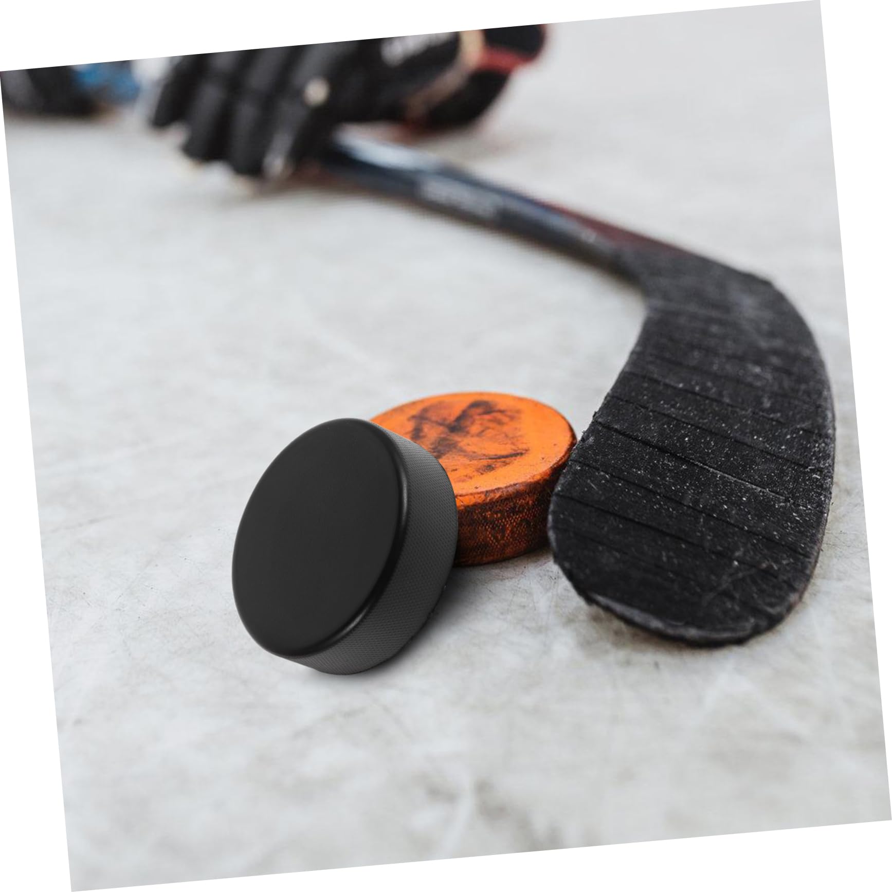 Supvox 20 Professionelle Schwarze Eishockeypucks aus Pu für Hockeytraining und Wettrennen Leicht und Vielseitig für Outdoor und Mobiles Training Geeignet