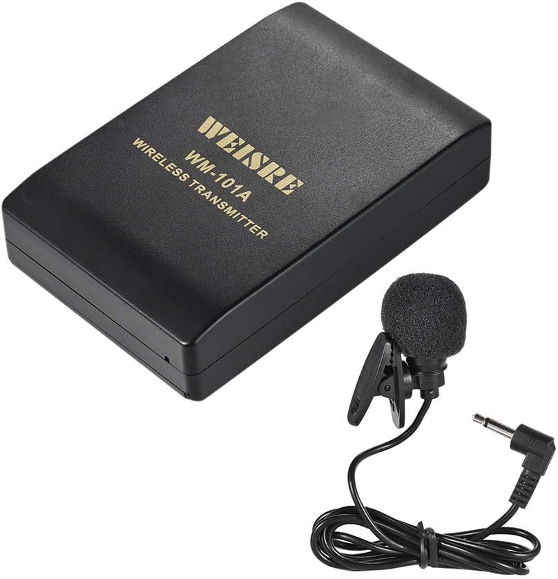 Liuhongyu Portable Lavalier Lapel Collar Clip-on FM Wireless Microphone System Voice Amplifier