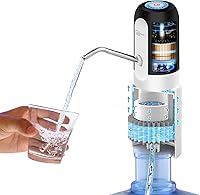 Vista 1 de CoolWAY Dispensador de jarra de agua de 5 galones con filtro, dispensador de agua portátil para camping, al aire libre, hogar y oficina