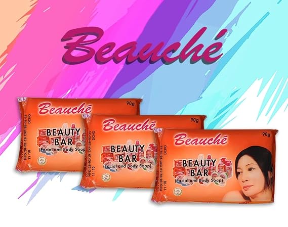 Beauche Beauty Bar 90g (Pack of 3), Orange