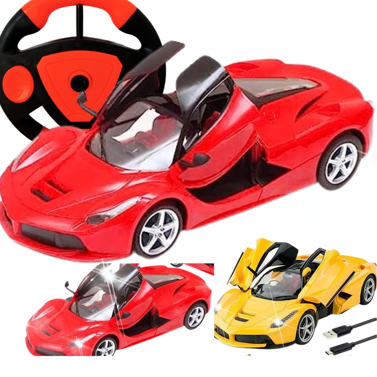 Krimion RC Car, Remote Controlled Racing Car For Kids, Super Racing ...