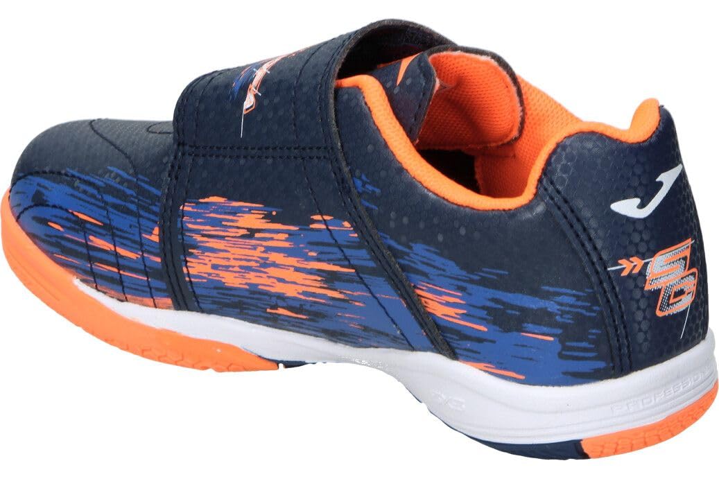 Joma Deportivo JOMA Junior 2103 SCJW2103INV Velcro SUPERCOPA para FÚTBOL Sala NIÑO Marino-Naranja 26695