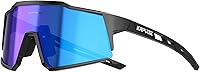 Vista 11 de KAPVOE Gafas polarizadas con 1 lente o 4 lentes de protección UV para mujeres y hombres, gafas de sol para ciclismo, marco TR90, para deportes