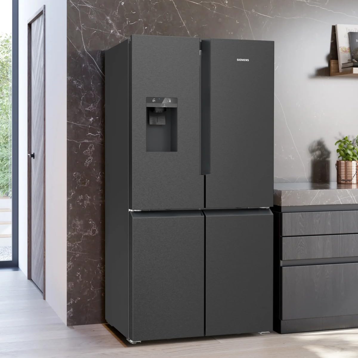 Heladera Siemens iQ500 547L Gris - KF96DPXEA