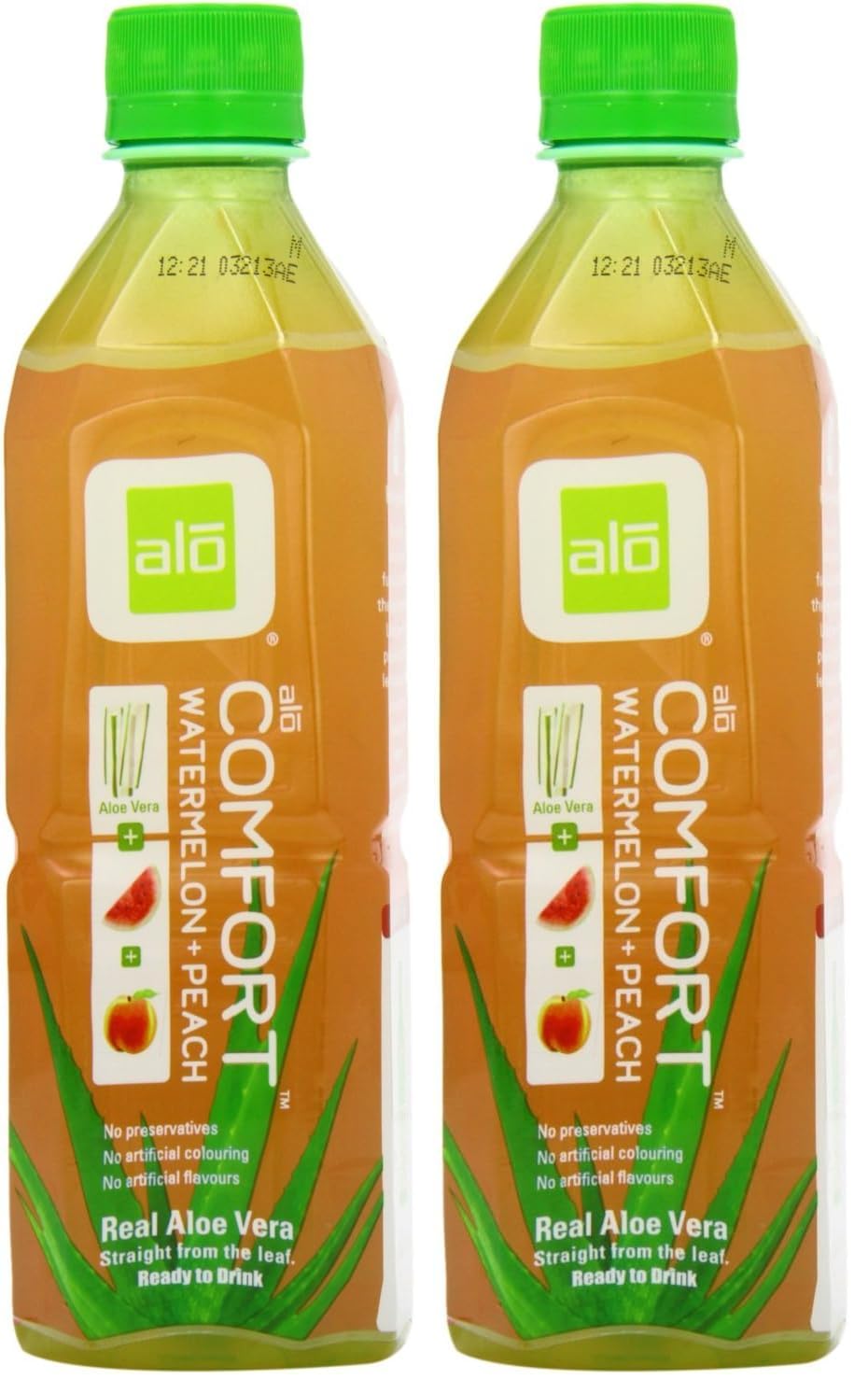 Alo Original Exposed Aloe Vera Drink, 16.9 Fl Oz (Pack of 12)