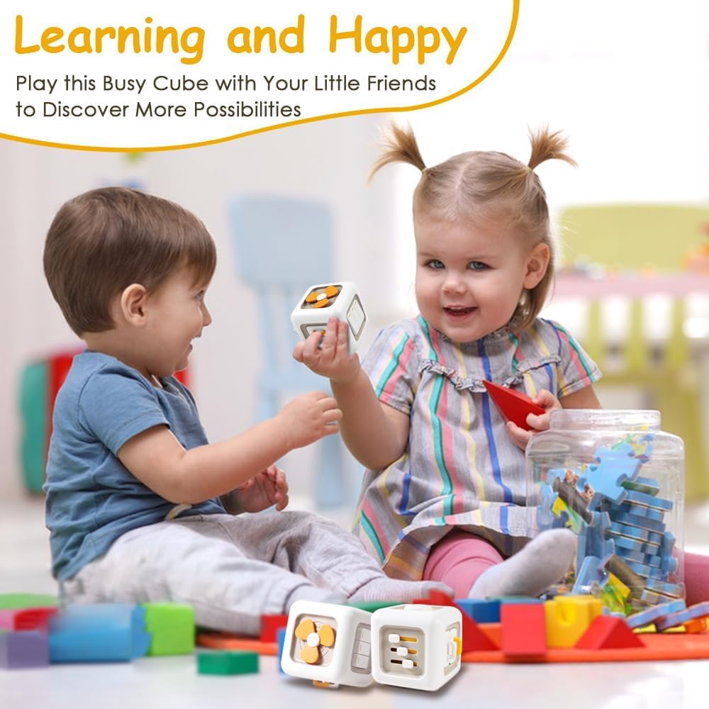 Prime Deals Activity Cube - Montessori Toddler Toys -8