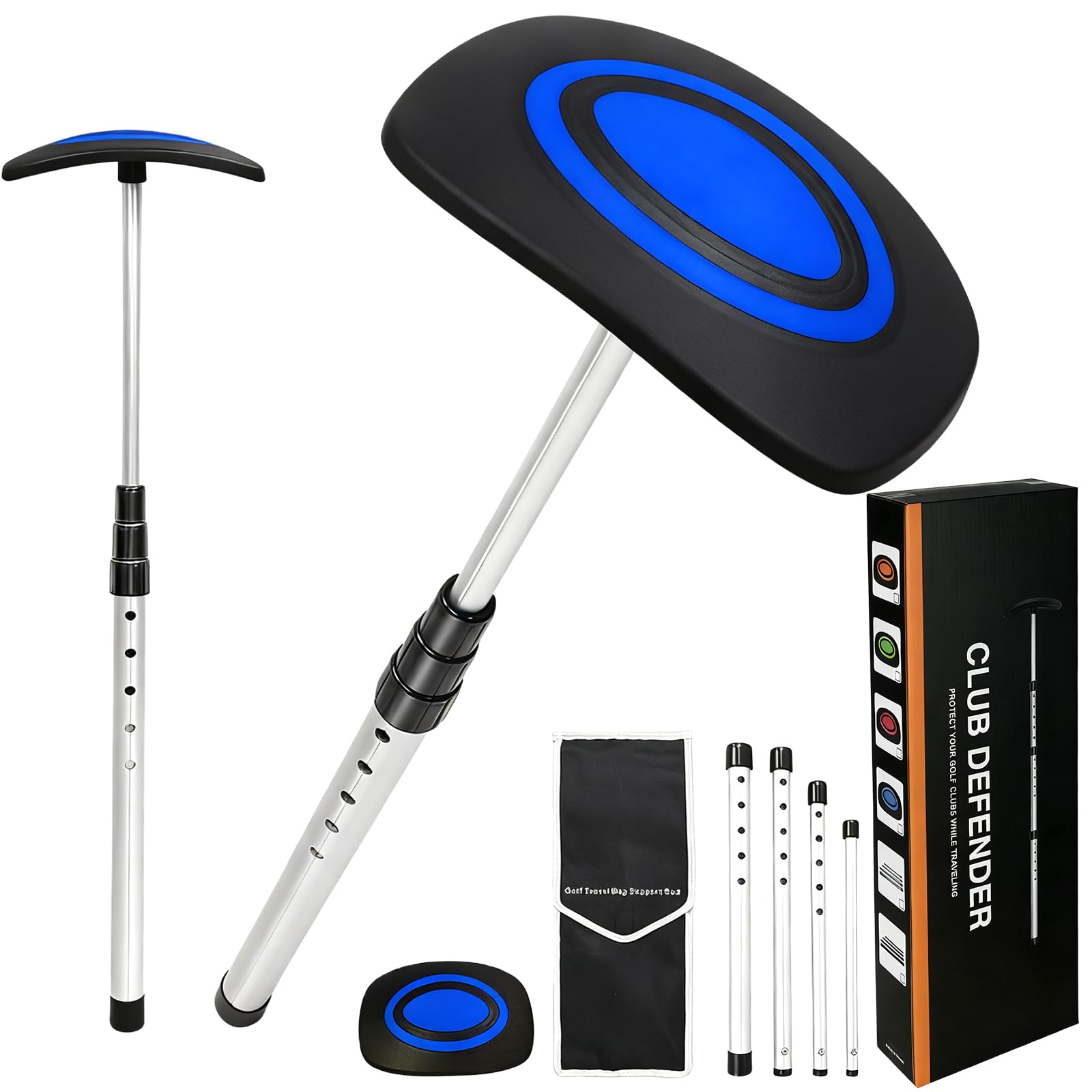 Golf Travel Support Pole,Golf Travel Bag Support System to Protect Clubs from Impacts