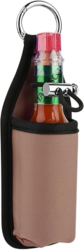 Miniatura 8 de Beautyflier Soporte de funda para salsa picante de 2 oz/2.0 fl oz, soporte portátil para cinturón de botella para tabasco, sriracha y cholula