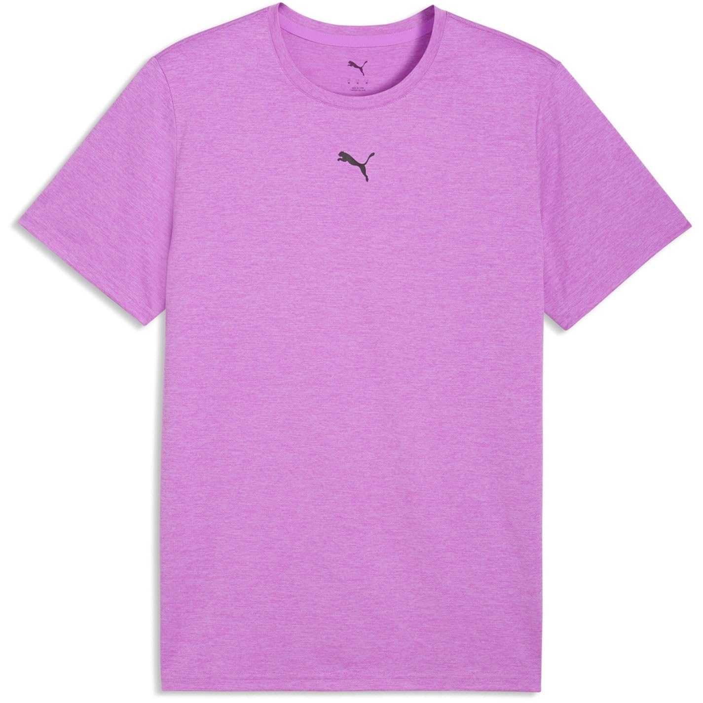PUMA Mens TAD Short Sleeve Performance Gym Top Electric Orc M