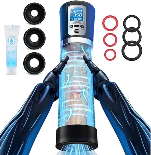 Electric Penisen Extendors Pump, 8 4 Suction Intensities with LCD Display Enlargement YJ09