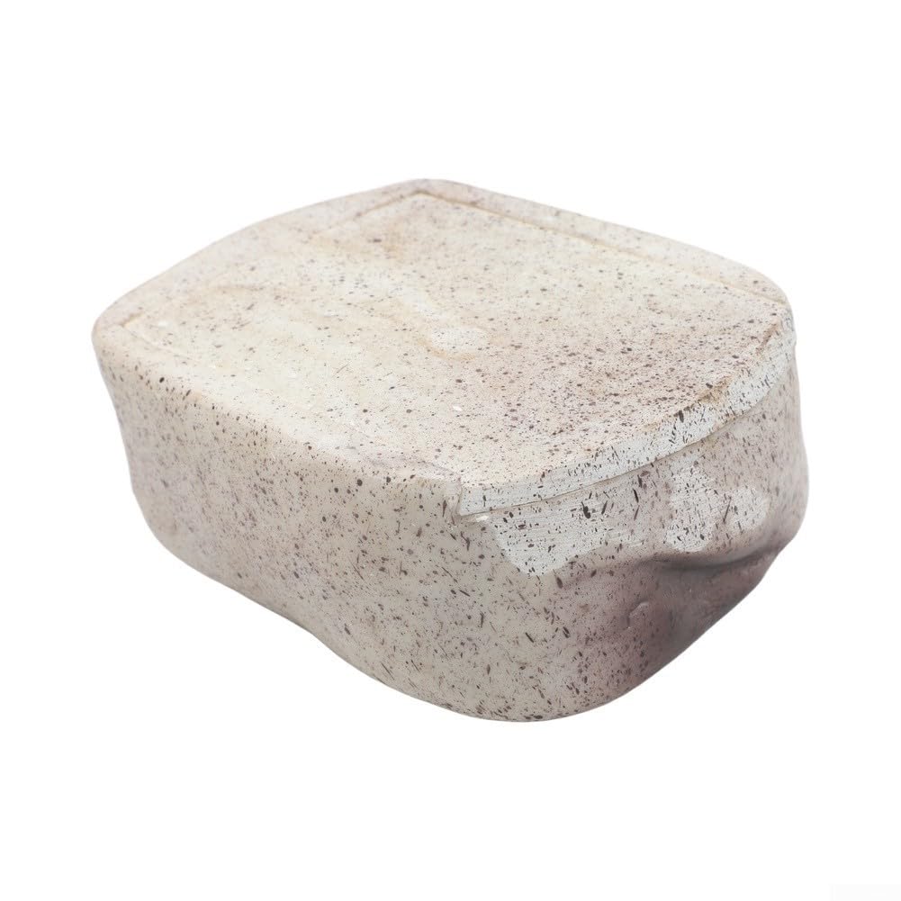 Caja para esconder llaves de roca falsa, 15,5 x 13 x 7 cm, resina