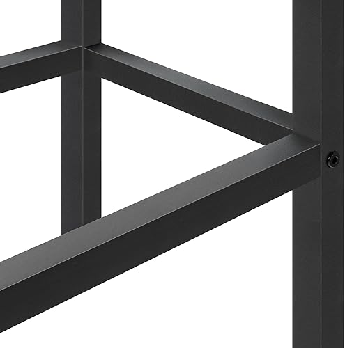 Vista 17 de Juego de 2 taburetes de bar, taburetes de bar de mostrador de 29.5 pulgadas de alto, sillas de bar de desayuno de cocina con reposapiés, sillas