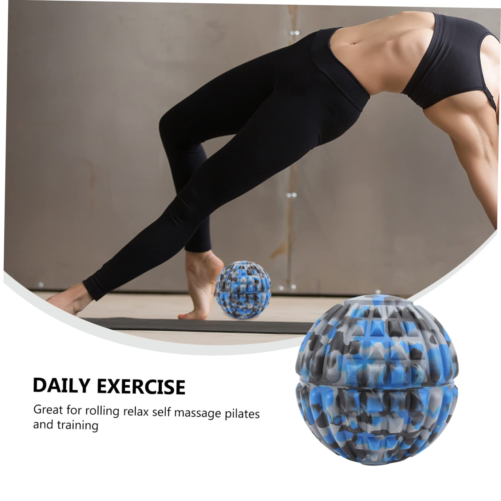Beavorty 2 Stücke Fitness Roller Tiefe Gewebe Massage Yoga Für Fuß Trigger Punkt Massage Kein Geruch Einfach Zu Bedienen