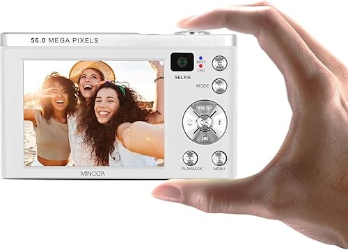 Miniatura 4 de Minolta MNB5Z - Cámara digital de doble lente de 56 MP con zoom óptico 5X y paquete de video Ultra HD de 5K con tarjeta de memoria de 32 GB +