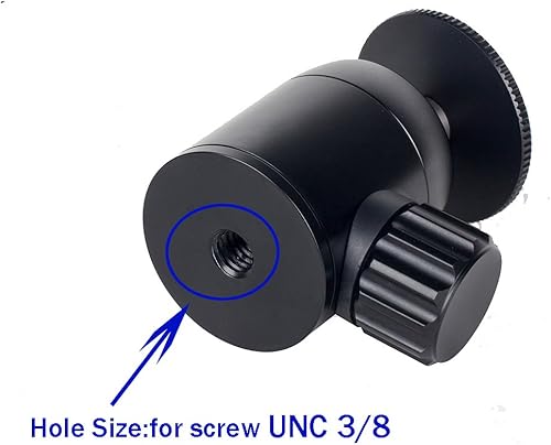 Miniatura 3 de Mini bola cabeza cámara montaje 1/4 "tornillo para cámara DSLR videocámara soporte de luz giratorio