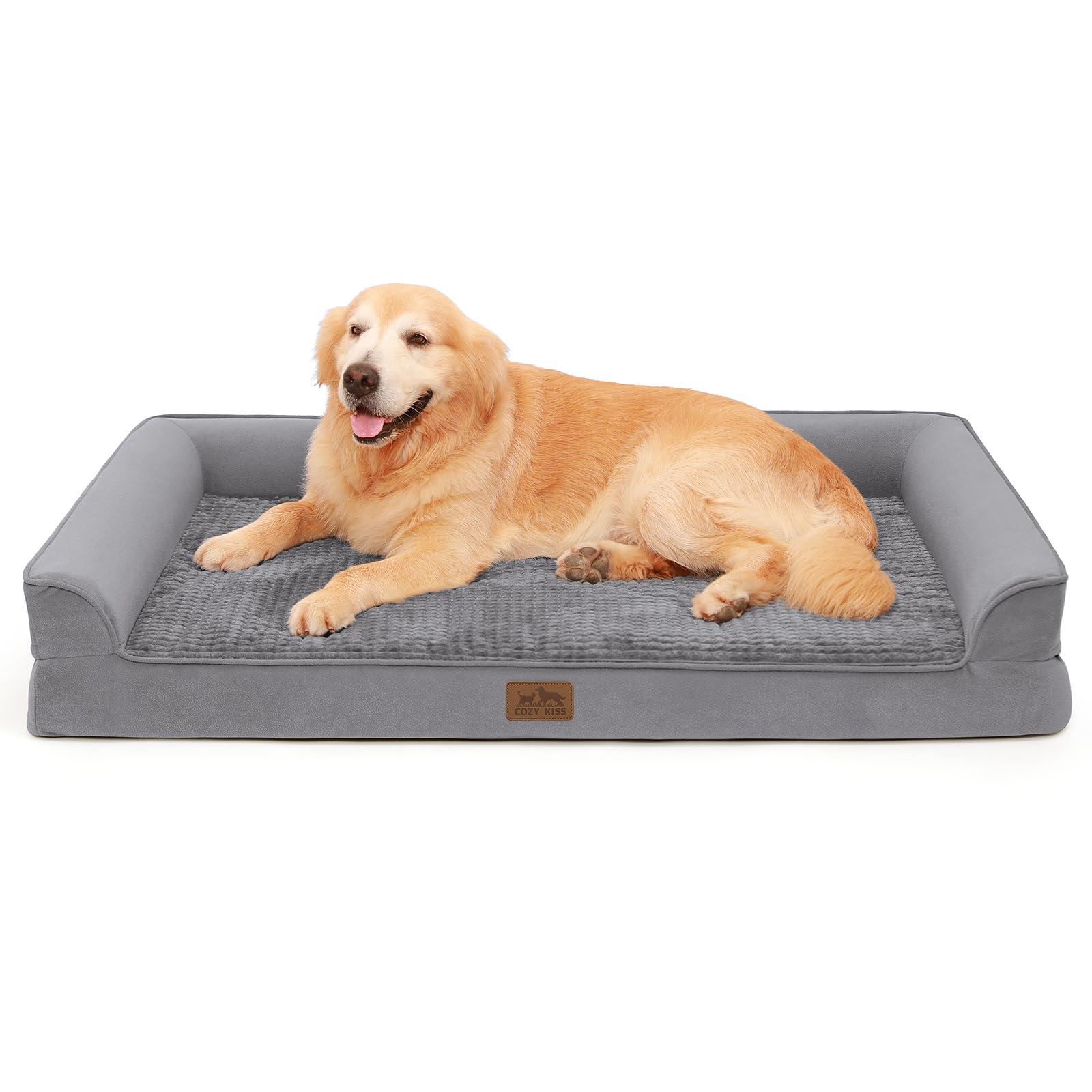 COZY KISS XL Orthopedic U-Shaped Dog Sofa Bed