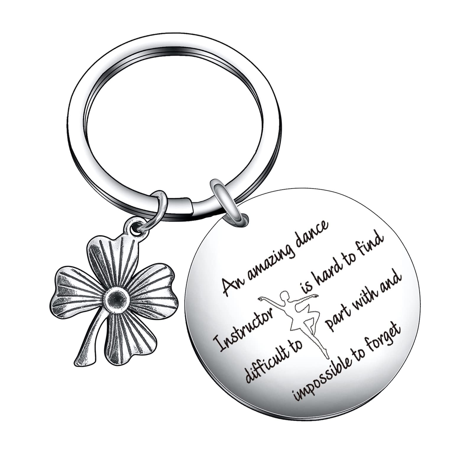 Dance Teacher Appreciation Gift For Women Dance Jewelry Dance Instructor Gift Dancer Birthday Keychain For Dancer Gift Ballet Keychain Dance Teacher Thank You Gift Dancing Keychain