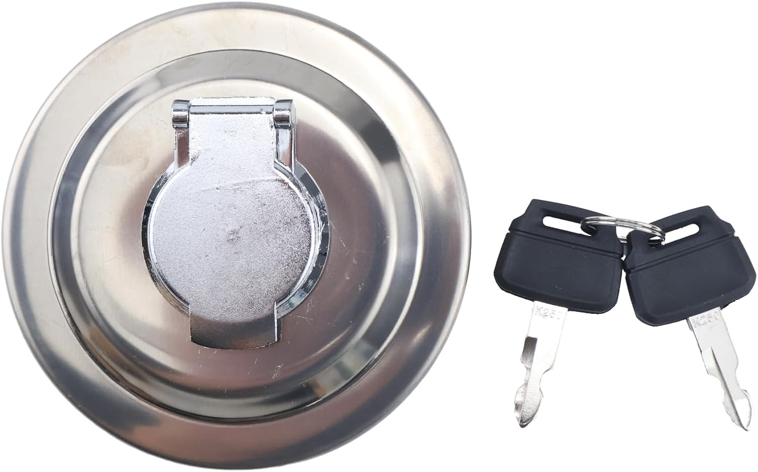 Fuel Cap YN20P01034P2 with 2 Keys K250 Compatible with Kobelco SK200-8 SK330-8 SK480-8 SK210-8 SK250-8 SK260-8 SK450-8 SK460-8 SK350-8 SK360-8 Excavators