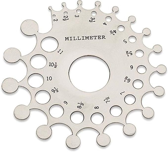 Jewel Tool Professional Diamond Gauge Dual Measurement