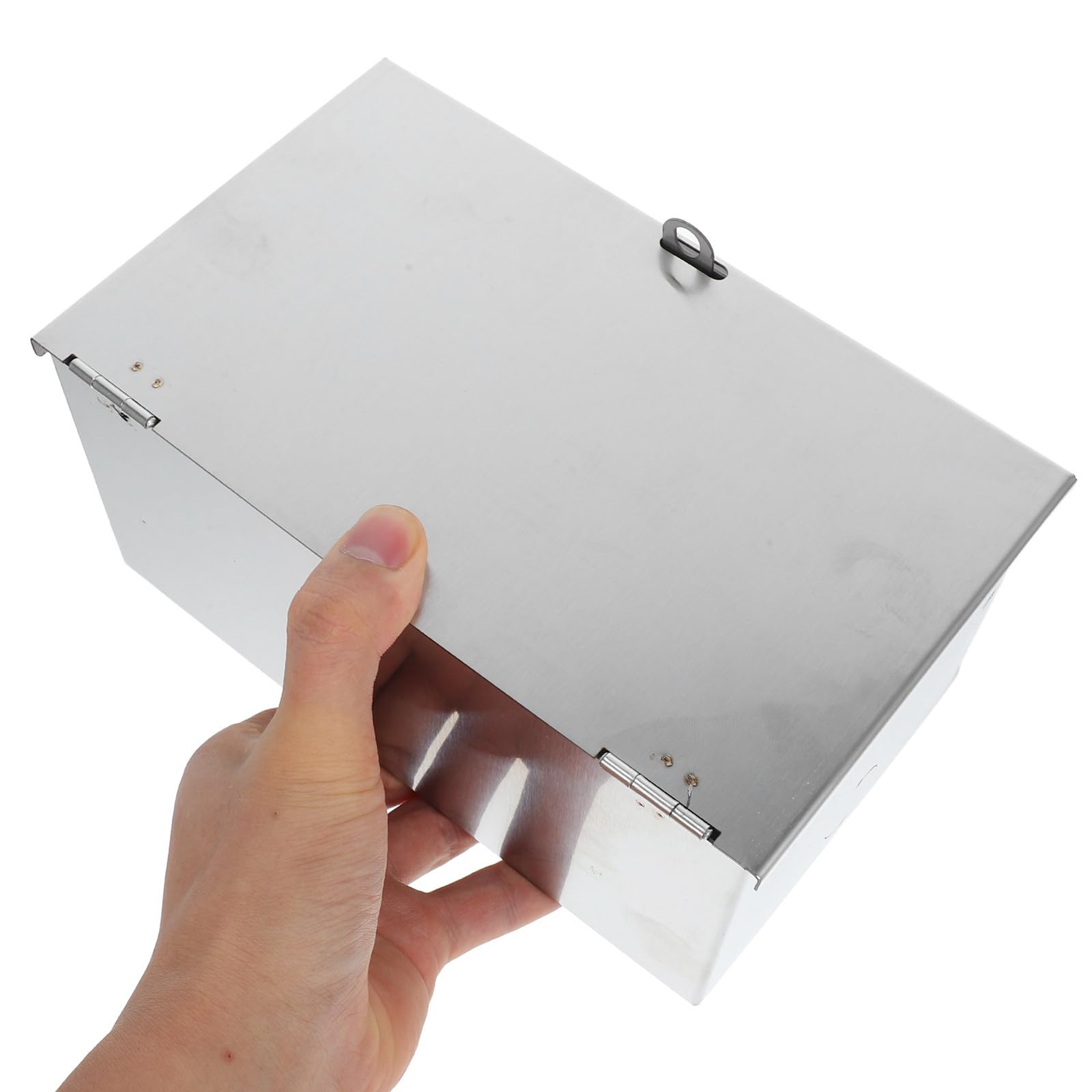 Healeved Caja de Corriente Eléctrica para Exteriores Diseño Único de Sellado y Cerradura, Acero Inoxidable Resistente para Uso en Exteriores y Fábricas