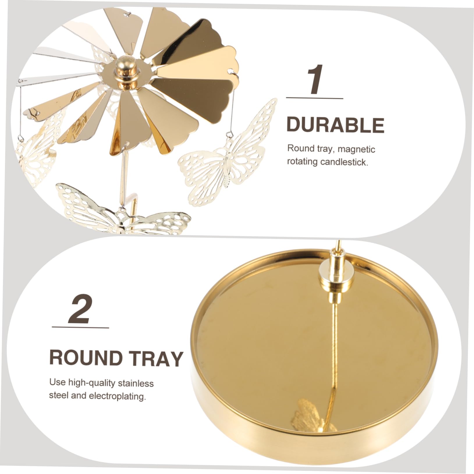 TOPBATHY 3stücke Kerzenhalter Mit Tray Kreative Tischdekoration Für Restaurant Und Zuhause Eleganter Und Filigraner Kerzenständer Für Romantische Anlässe