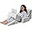 Yojoker 9PCS Orthopedic Bed Wedge Pillow Set for Sleeping, Back and Leg Pain Relief, Post Surgery Foam Pillow for Body, Triangle Adjustable Support Pillow - Acid Reflux Sleeping Pillows