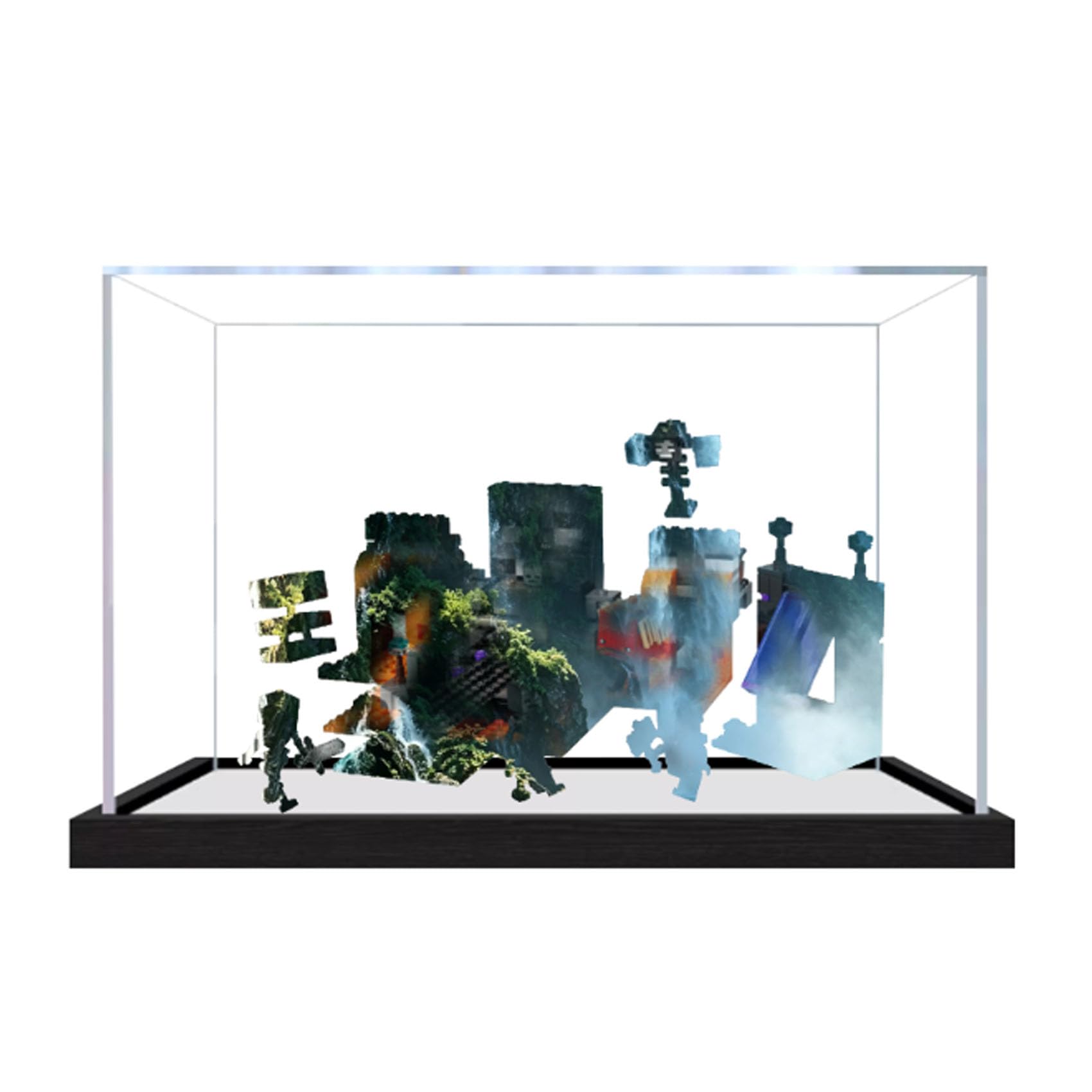 Acrylic Display Case for Le-go 21590 Model, Dustproof Display Box (display box only) (StyleC 3mm)