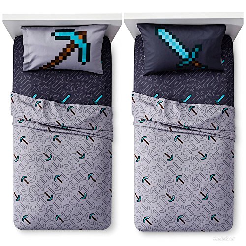 minecraft sheets and comforter