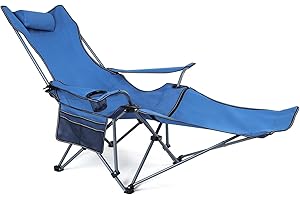 Foldable Camping Reclining Chair with Foot Rest: Your Ultimate Relaxation Haven