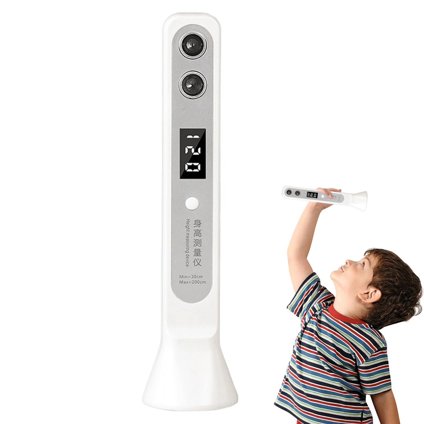 Medición De Altura - Medidor Multiusos para Niños - Medidor Digital Inteligente Portátil Ultrasónico para Seguimiento De Crecimiento En Hogar Y Viajes con Monitoreo Rápido