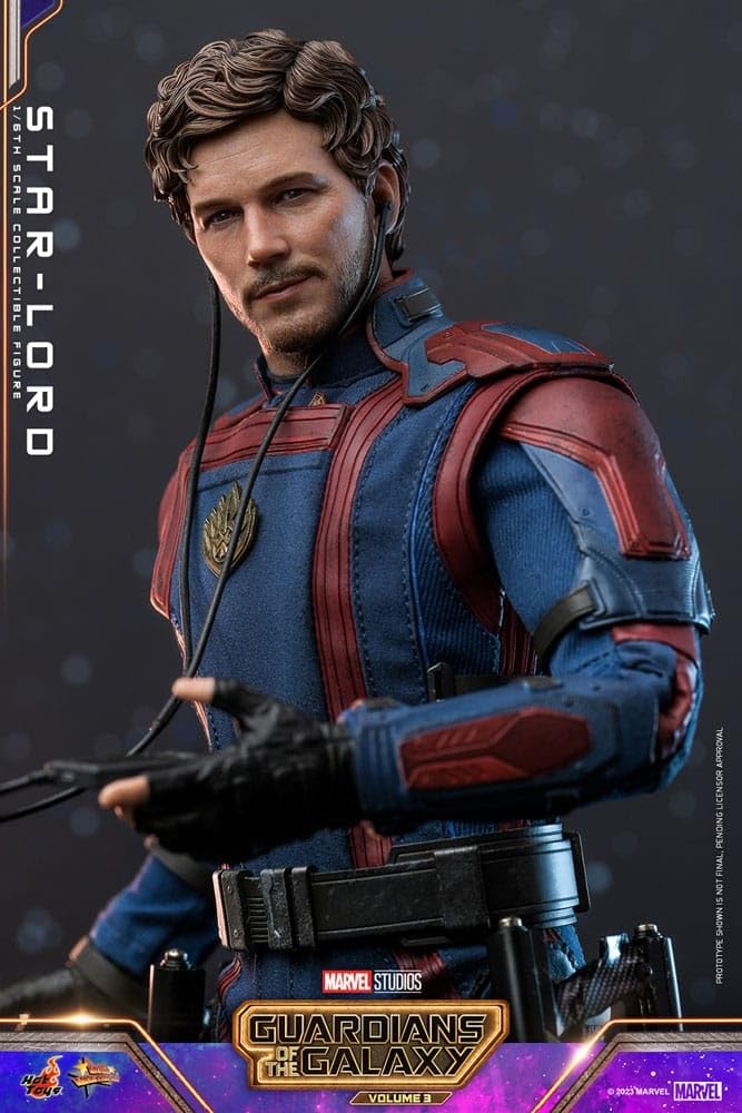 Hot Toys Guardiani della Galassia Vol. 3 Statuetta Movie Masterpiece 1/6 Star-Lord 31 cm