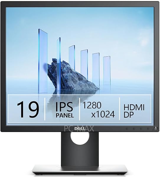 DELL 19インチ 液晶モニター P1917S スクエア 5:4 SXGA (1280x1024) IPS非光沢 HDMI/DisplayPort/VGA搭載 高さ調節・ピボット機能付 ブルーライト軽減(整備済み品) - 1