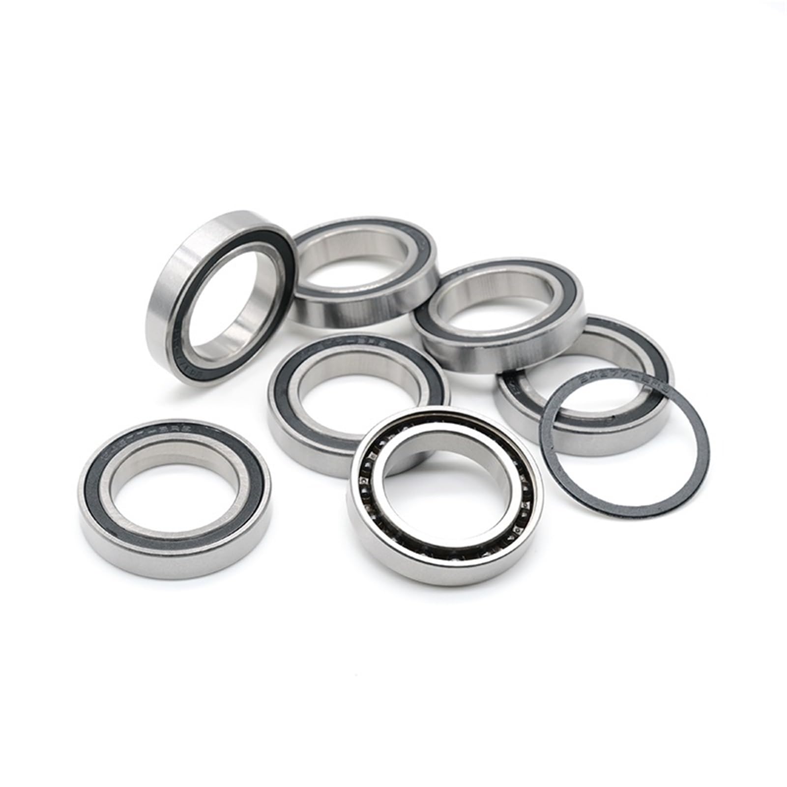 Roulements rigides à billes Lot de 4 roulements à billes en céramique 6806-2RS en acier inoxydable, 30 x 42 x 7 mm, ABEC-7, 6806 RS, for vélo BB30, 30 x 42 x 7 mm