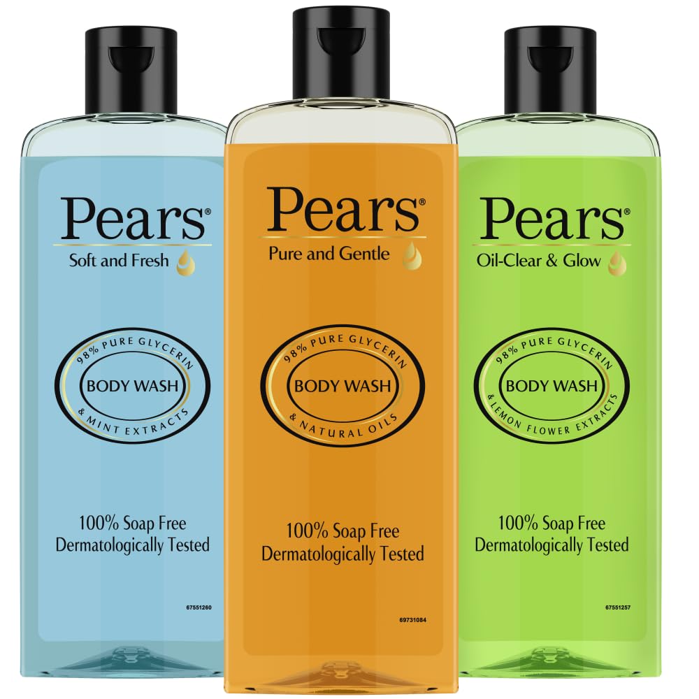 Buy Pears Oil Clear & Glow Shower Gel 250 ml and Soft & Fresh Shower