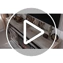 OKD 60" Farmhouse TV Stand with 23" Fireplace TV Stand, Antique Brush White image 7