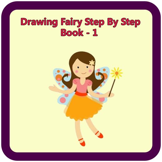 Drawing Fairy Step By Step Book - 1