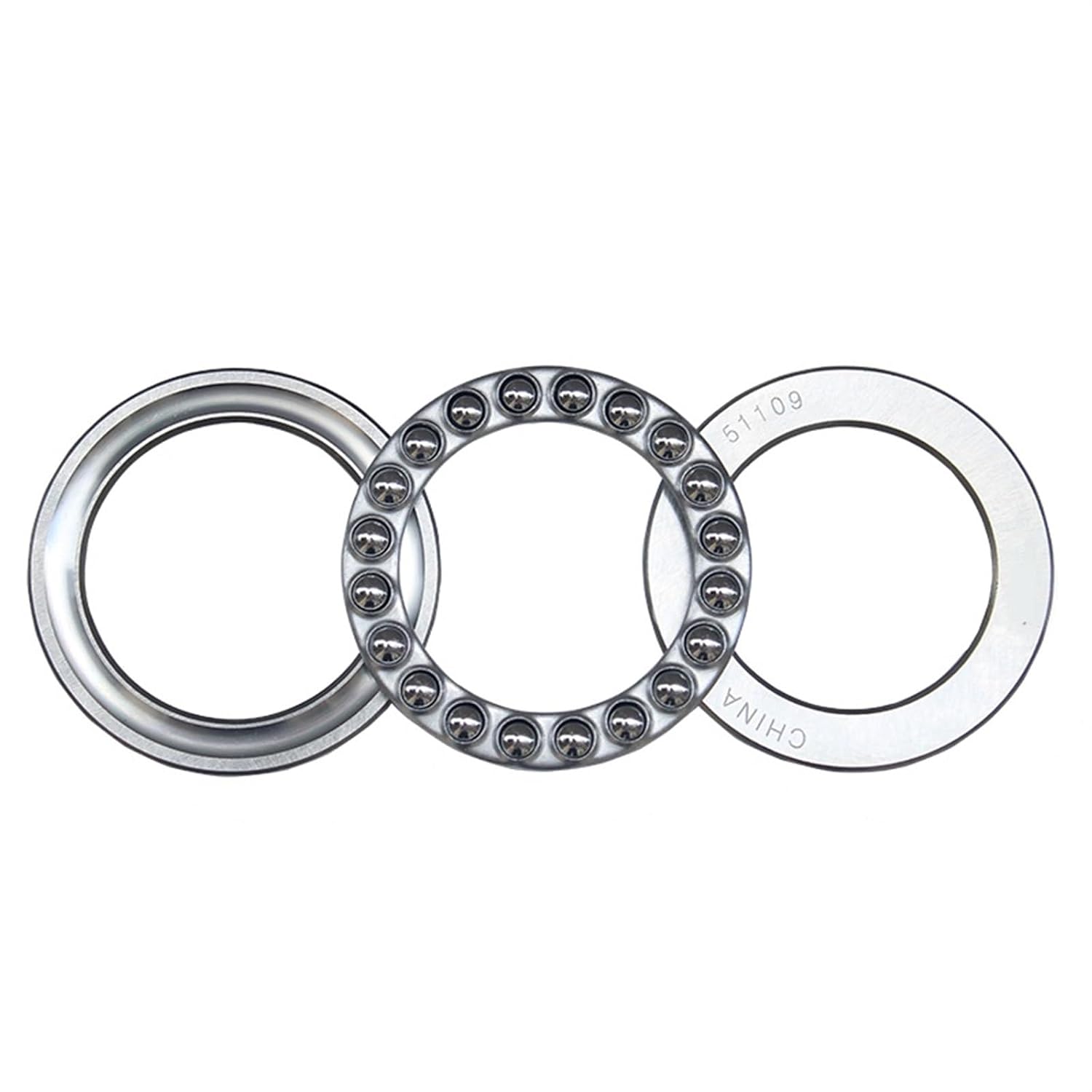 51206 Thrust Ball Plain Bearing Pressure 8206 Inner Diameter 30 Outer 52 Thickness 16mm 1Pcs