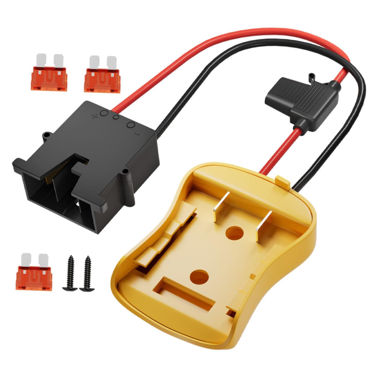 Operitacx 4 Pezzi Adattatore Batteria Caricabatterie Adattatore Di Alimentazione Connettore Di Alimentazione Della Batteria Alimentazione a Batteria Adattatori Connettore Utile Addominali