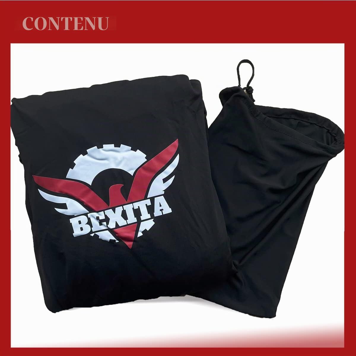 Housse Moto Intérieur Housse de Protection pour Moto Tissu Élastique Respirant Anti-poussière Housse pour Moto Scooter,XXL : Longueur (200 à 221 cm)