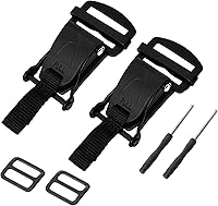 Vista 12 de Kit de hebilla de liberación rápida para casco, adaptador de correa de barbilla con trinquete de acero inoxidable para cascos de motocicleta, fácil