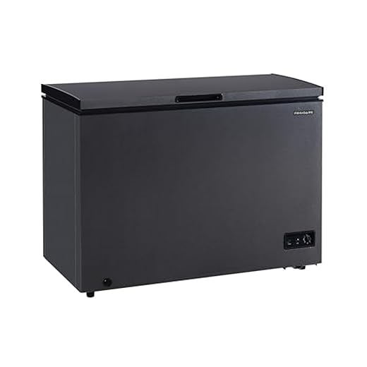Frigidaire Chest Deep Freezer, 10 Cu. Ft. Capacity, Granita Rugged Design-Adjustable Thermostat-Removable Vinyl Coated Wire Basket-Easy Defrost Drain