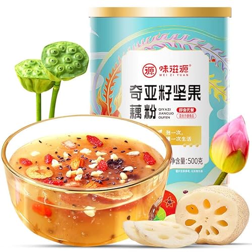 キヤ種子桂花ナッツフルーツ蓮根粉羹500g/缶即席朝食栄養朝食満腹代食粉即席代食粥西湖インスタントナッツ蓮根粉 奇??桂花?果水果藕粉羹500g/罐 即食早餐 健康?生 ??早餐?腹代餐粉 速食冲泡 即食冲?代餐粥 西湖速溶?果藕粉健康養生栄養朝食満腹代替