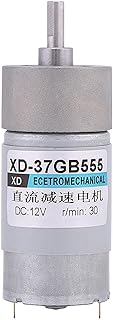Garosa DC 15W Grande Torção do Motor Engrenado CW/CCW Motor Elétrico Autotravamento Redução de Velocidade para DIY Robô Câmera RC Brinquedos (12V 30 Revoluções), Motor Engrenado