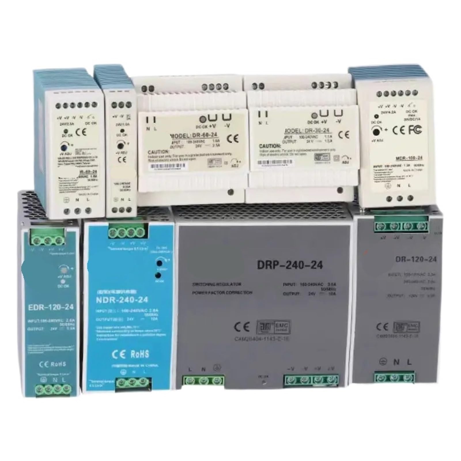 LEOTNNDQ 1PCS DR-15 15W Single Output 5V 12V 15V 24V Switching Power Supply(15V)
