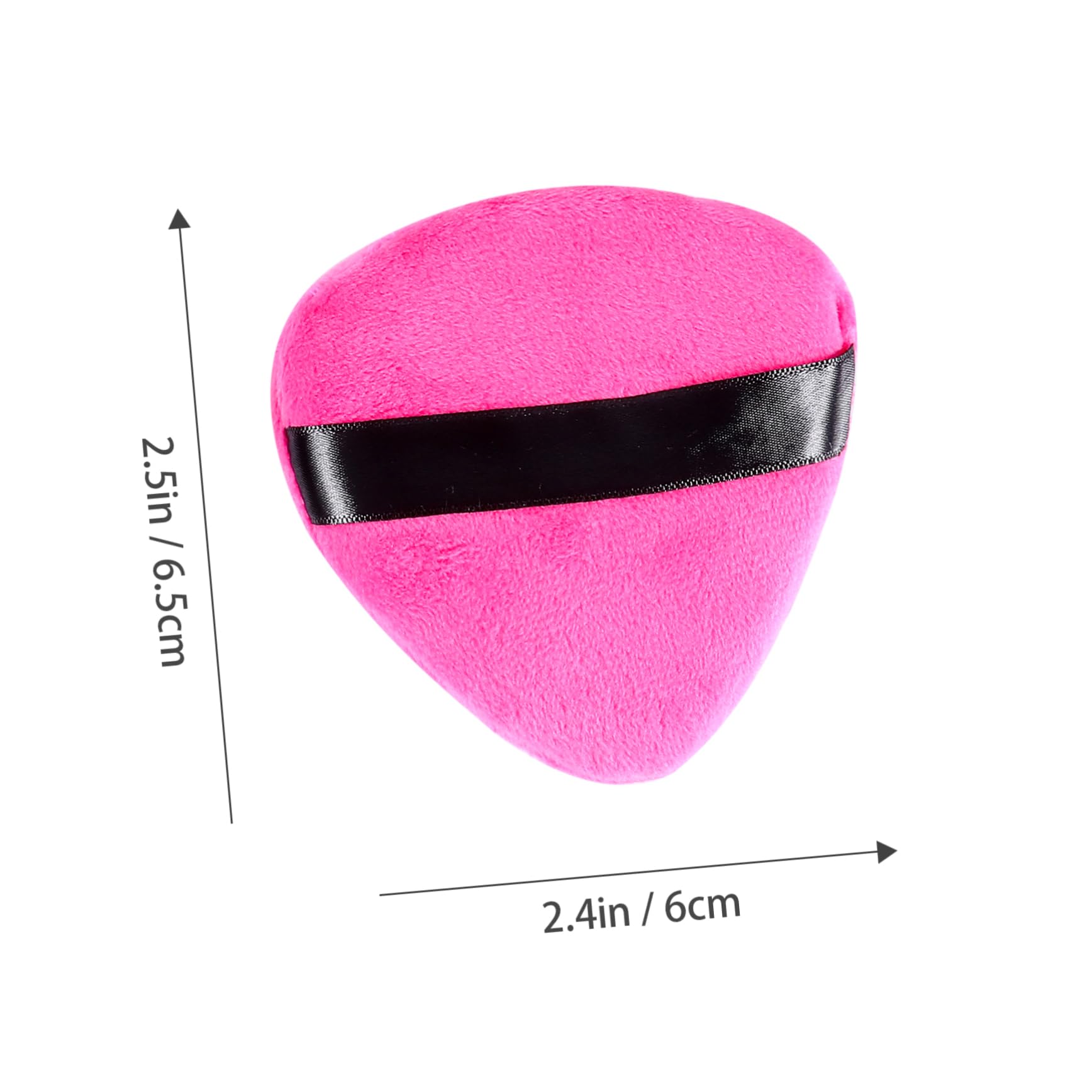 LIFKOME 4pcs Makeup Loose Powder Puff Water Drop Shape Full Canvas Natural Application Compact Lightweight