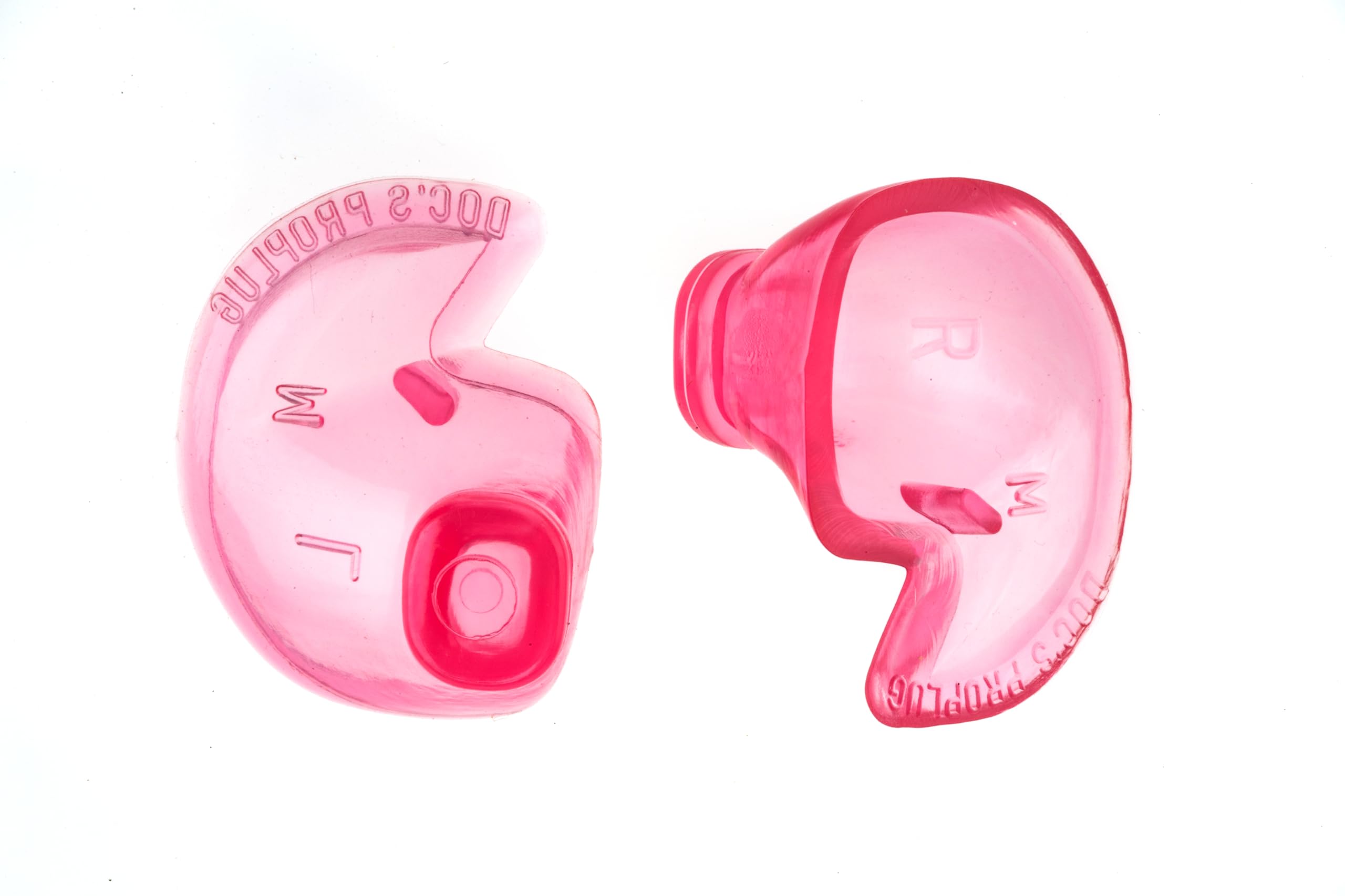 Tiny – Non-Vented Doc’s Proplugs – Pink – Non-LEASHED – Reusable Earplugs for Swimming, Bathing, Light Industrial Use | Blocks Water, Noise, & Irritation | Includes Case | Made in USA