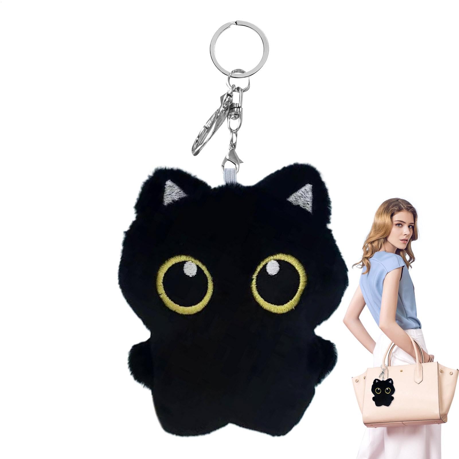 【新品未使用】ハズビンホテル　黒猫キーキーぬいぐるみ 新品未使用】公式グッズ ハズビン・ホテルへようこそ ぬいぐるみ