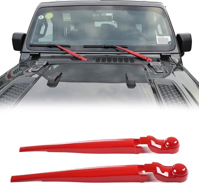 RTTCZ for Wrangler JL Front Windshield Wipers Cover Trim for Jeep Wrangler JL