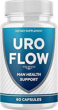 Valdivia UroFlow Capsules All Natural UroFlow Supplement Pills for Maximum Strength, Premium URO Flow Official Reviews 60 Capsules